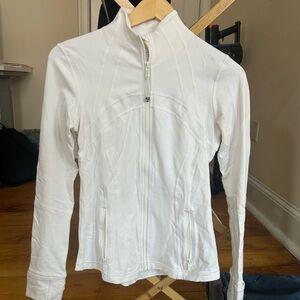 White Lululemon Define Jacket